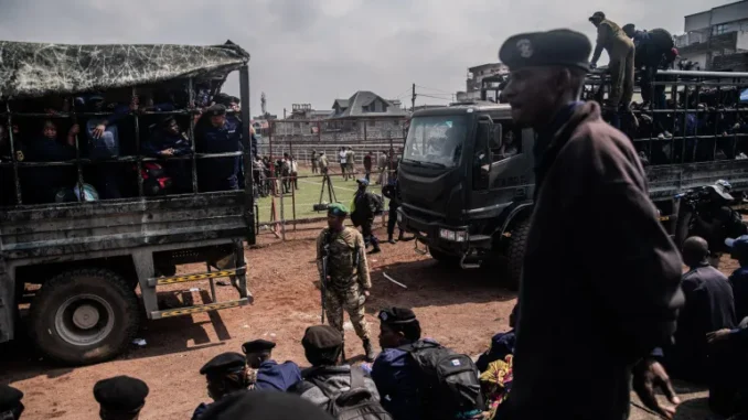 O M23 tomou grandes áreas do leste rico em minerais da RDC, incluindo as principais cidades de Goma e Bukavu [Arquivo: Jospin Mwisha/AFP]. Fonte: Al Jazeera