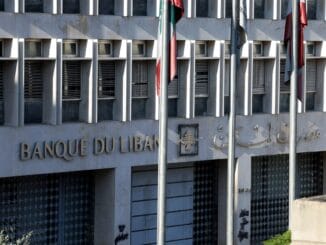 A vista mostra o prédio do Banco Central do Líbano em Beirute, Líbano, em 3 de setembro de 2024. REUTERS/Mohamed Azakir/Foto de arquivo.
