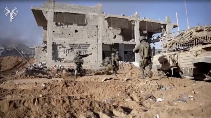 Vídeo da operação militar israelense no norte de Gaza, maio de 2025