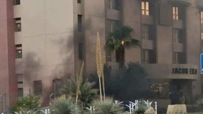 Drone militar genérico representando ataque Houthi em Eilat, Israel, setembro de 2025.