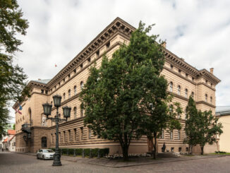 Prédio do Parlamento da Letônia em Riga