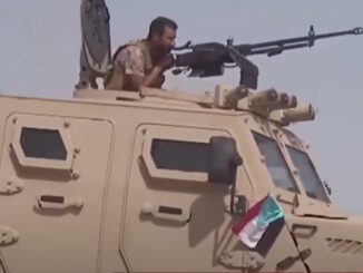 Forças do Conselho de Transição do Sul do Iémen avançando na província de Abyan em 2022, ilustrando a dinâmica de poder no sul do país.