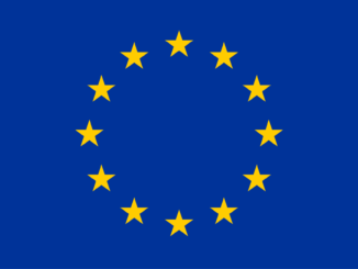 Bandeira da União Europeia simbolizando a política externa e as sanções ao Níger