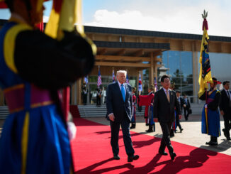 Donald Trump em visita oficial à Coreia do Sul em 29 de outubro de 2025