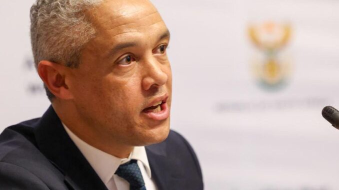 Prédio do Tesouro Nacional da África do Sul em Pretória, onde começou o processo de corte de quase 9 mil “trabalhadores fantasmas” da folha de pagamento do governo.